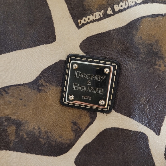 Dooney and Bourke Giraffe Print Shoulder Bag - Picture 14 of 16